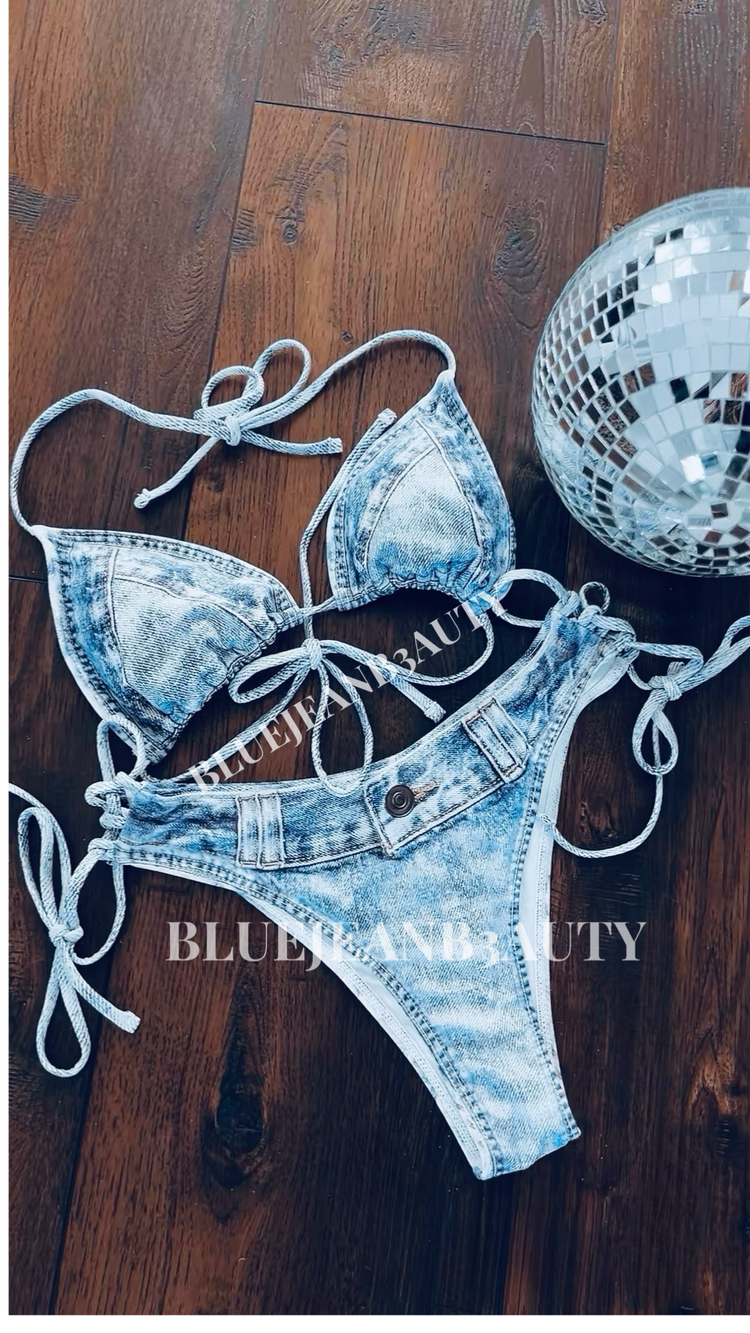 Denim look alike bikini