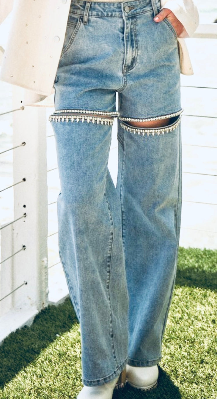 Light wash preorder jeans