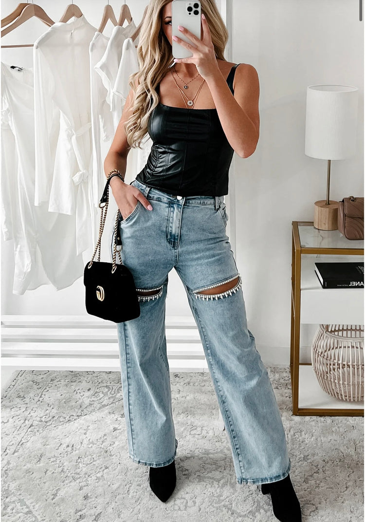 Light wash preorder jeans