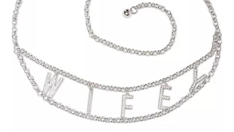 Wifey” bling belt