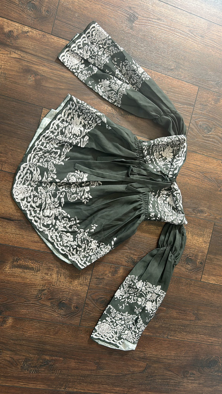 Floral off shoulder