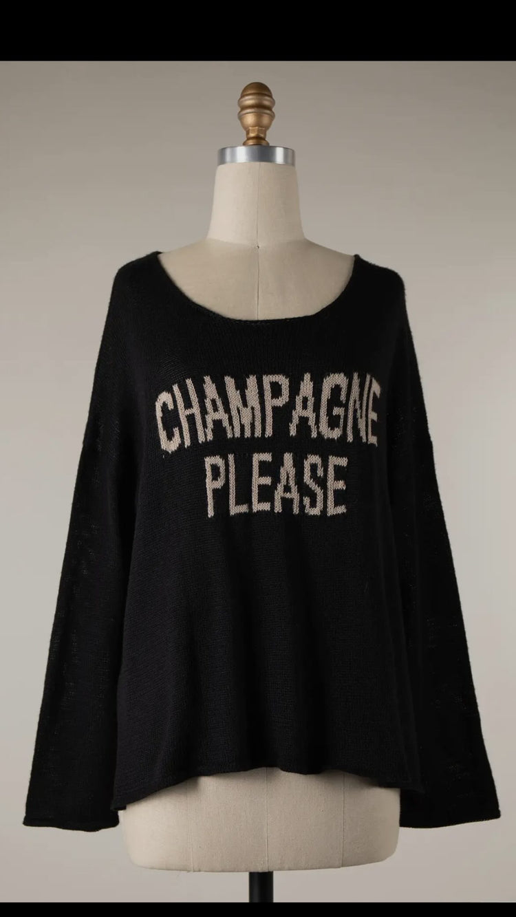 Champagne please
