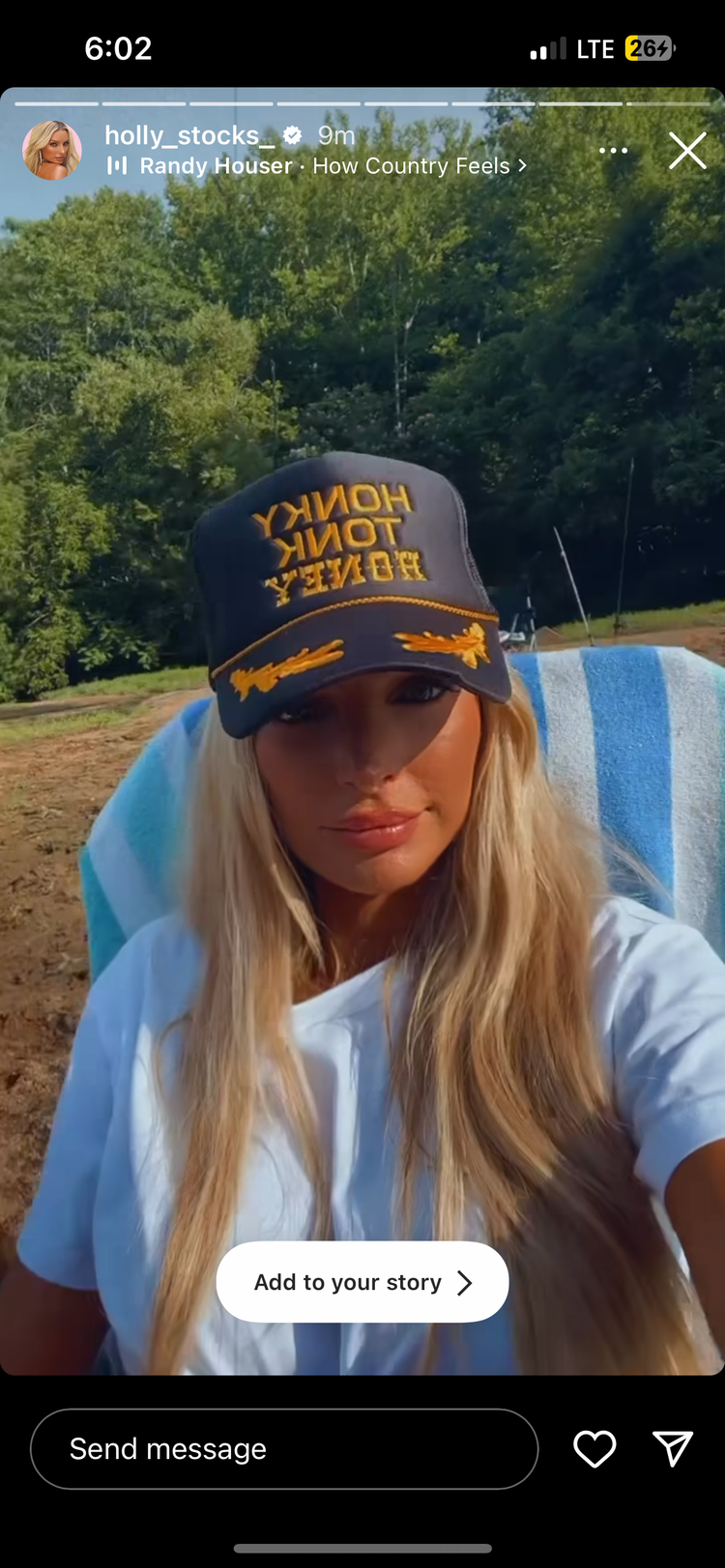 honky tonk honey hat PREORDER