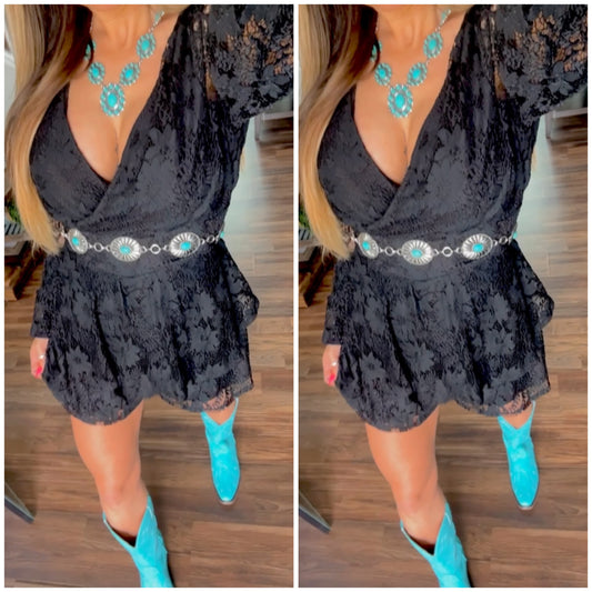 Lace romper