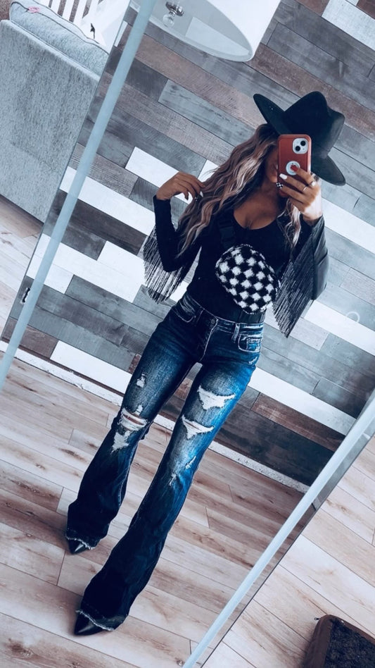 Checkered bum