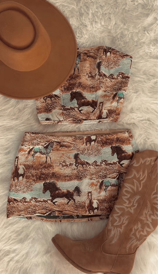 Wild horses set