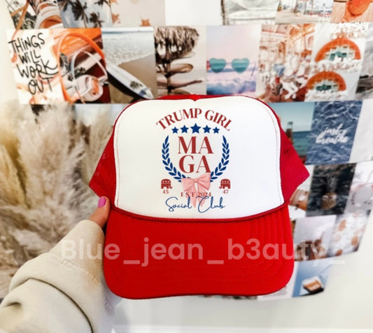 Trump social club hat