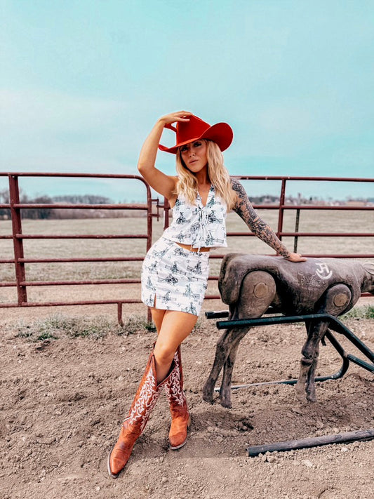 Rodeo skirt set