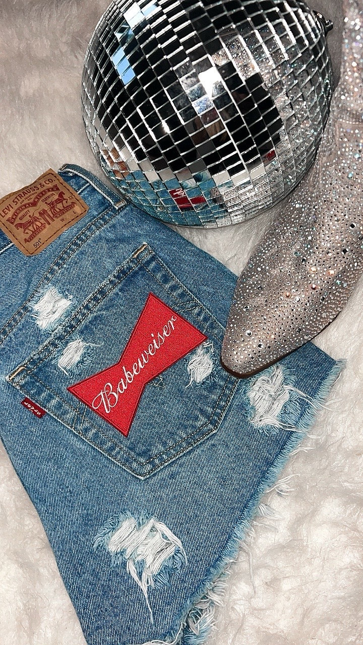 Levi’s with patch shorts