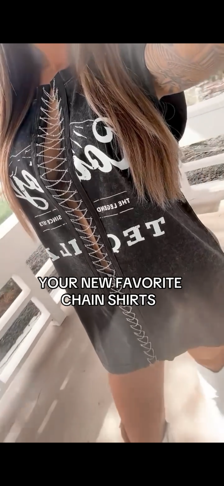 Chain shirt // dress