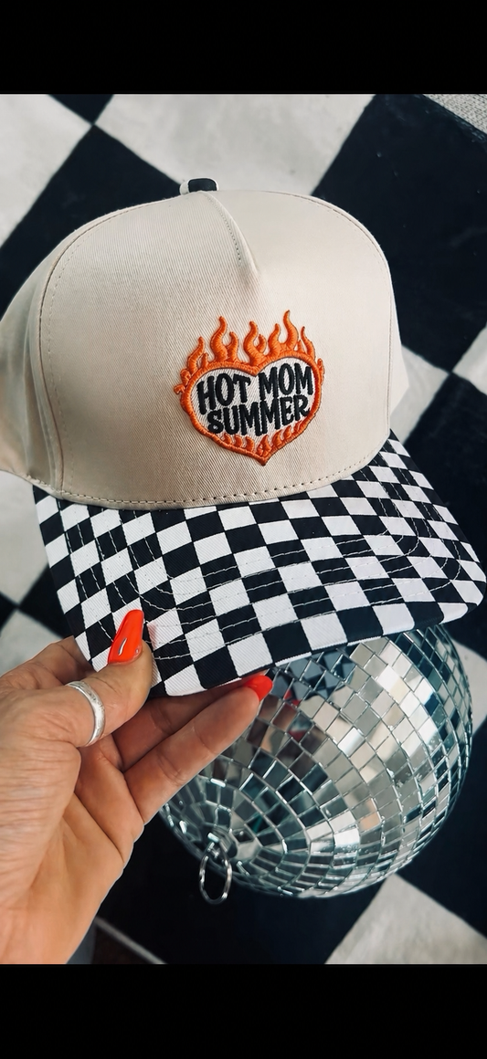 Checkered hat