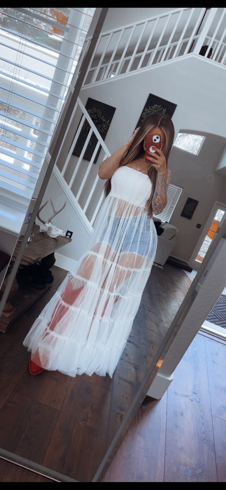 Maxi shirt dress