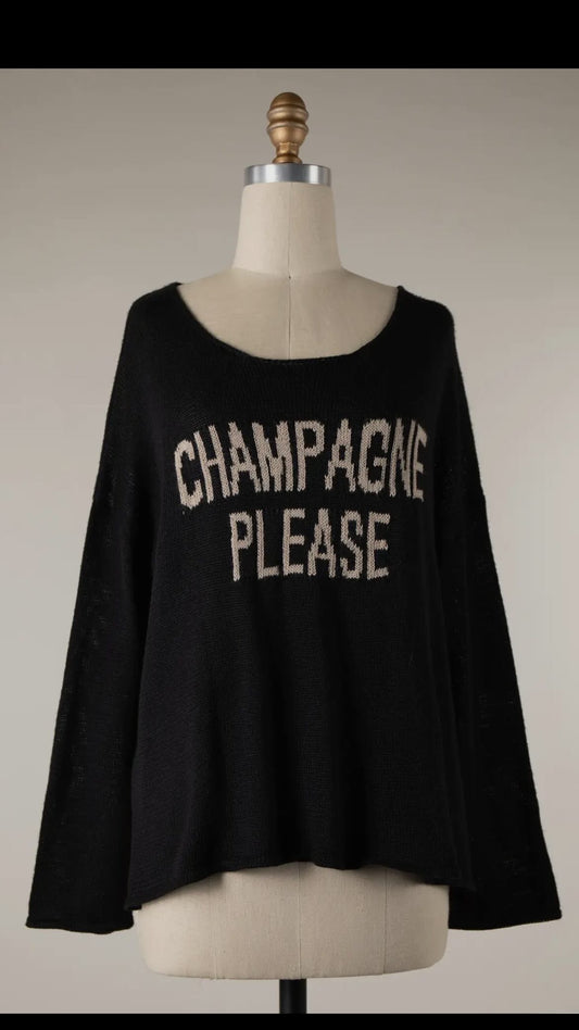 Champagne please