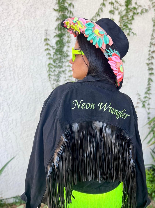Custom fringe jacket