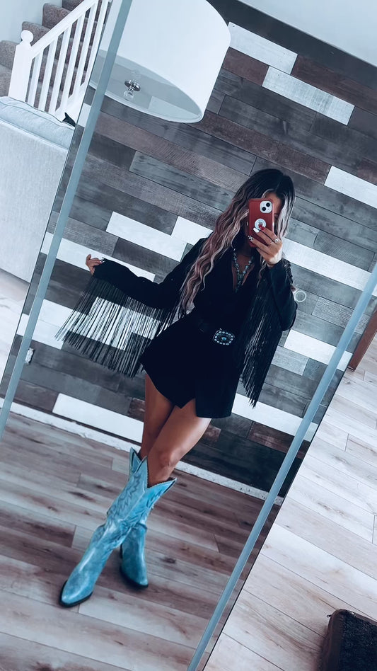 Turquoise boots