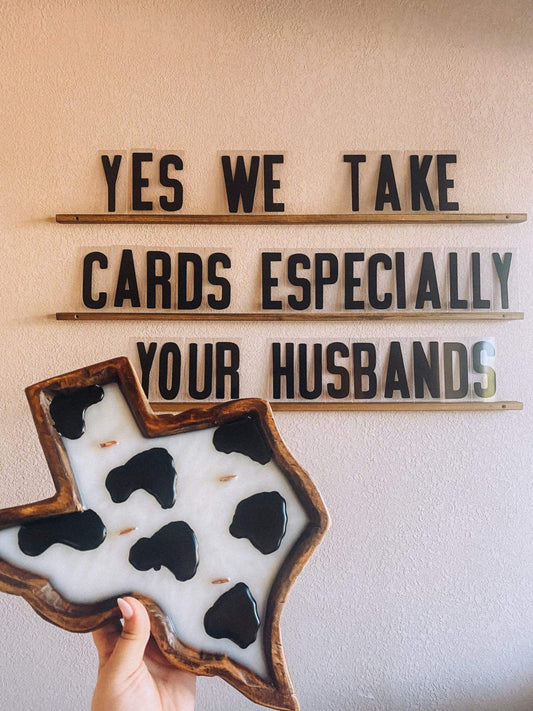 Cow Print Candles