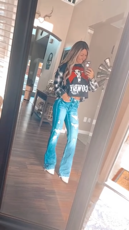 Cropped  Flannel